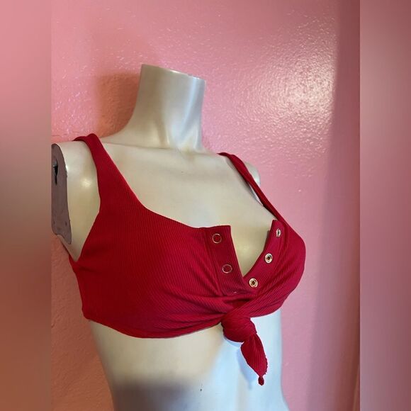 BEACH BUNNY RIB TIDE BRALETTE.. - Picture 3 of 6